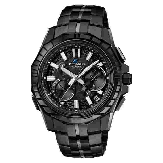 Casio Oceanus Manta 43mm Black Dial Men's Watch OCWSG1000CN-1A