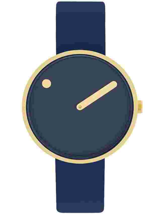 PICTO 34018-0514G Unisex Midnight Blue Bio Based 34mm 5ATM