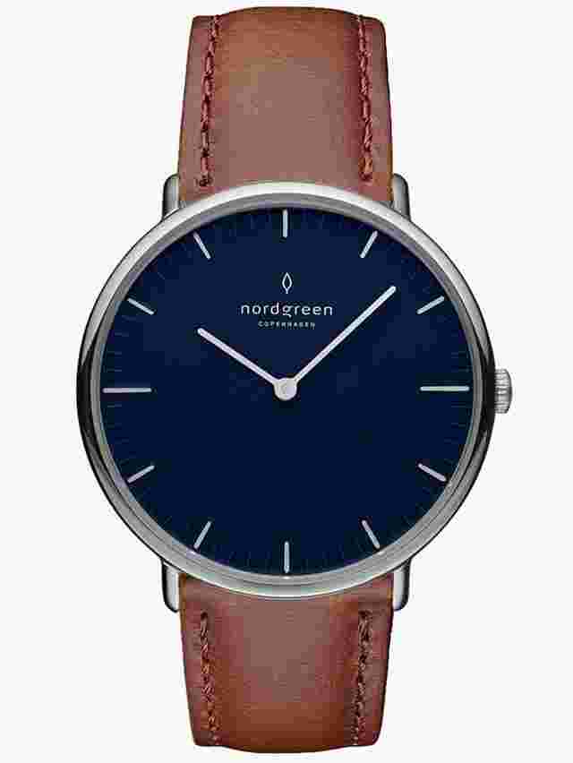 Nordgreen NR40SILEBRNA Herrenuhr Native 40mm 3ATM