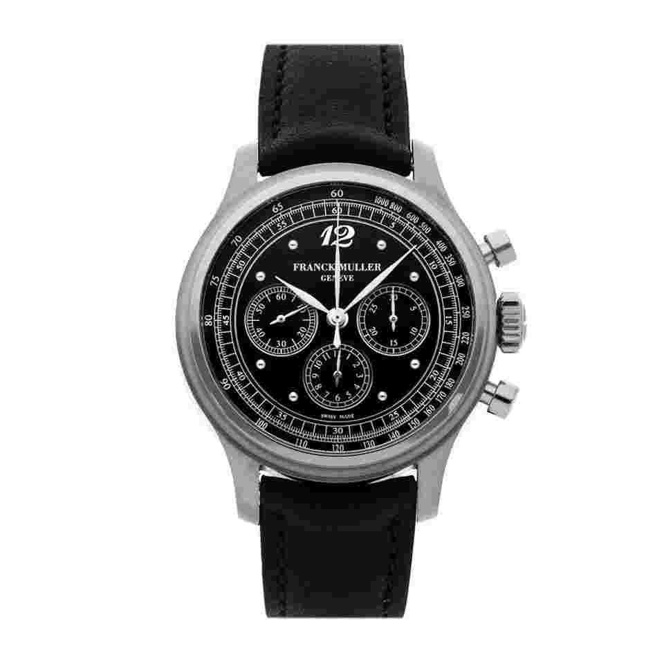 Franck Muller Round Collection 3 Counter Chronograph END39CC3BRBLCKGR