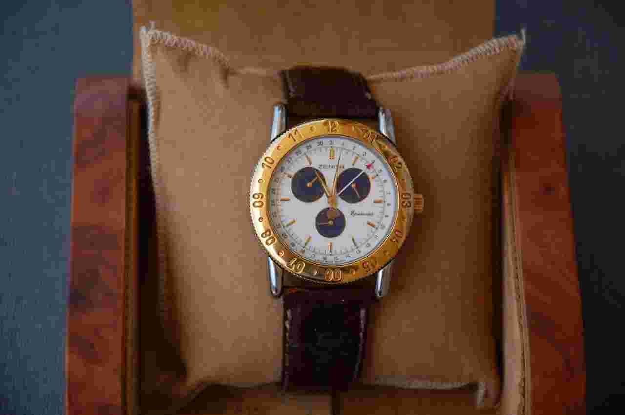 Zenith Epervier moonphase quartz Scatola e garanzia originale