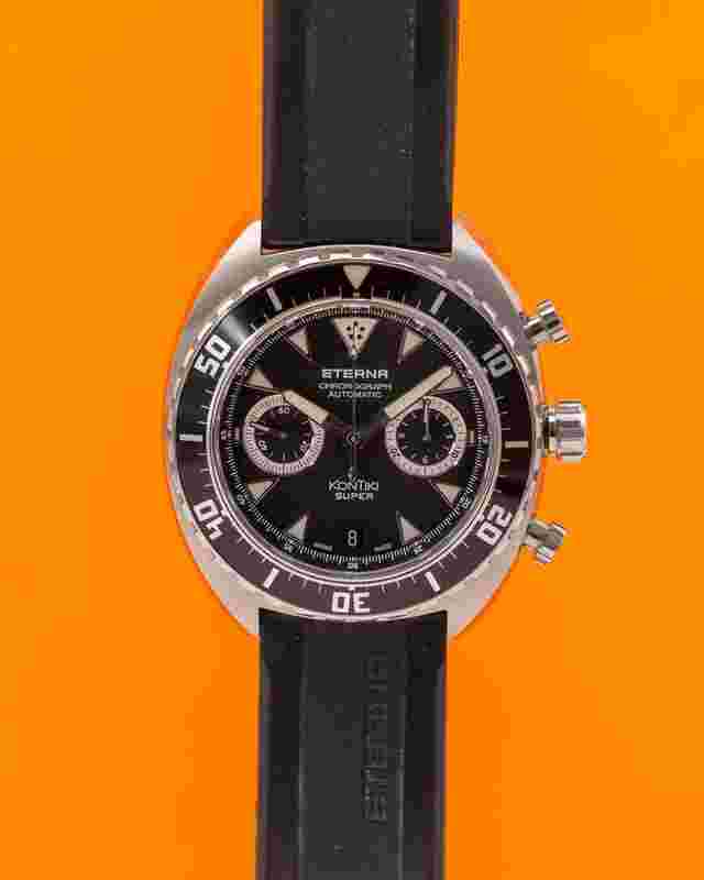 Eterna Super Kontiki 45mm 7770.41 Black Chronograph
