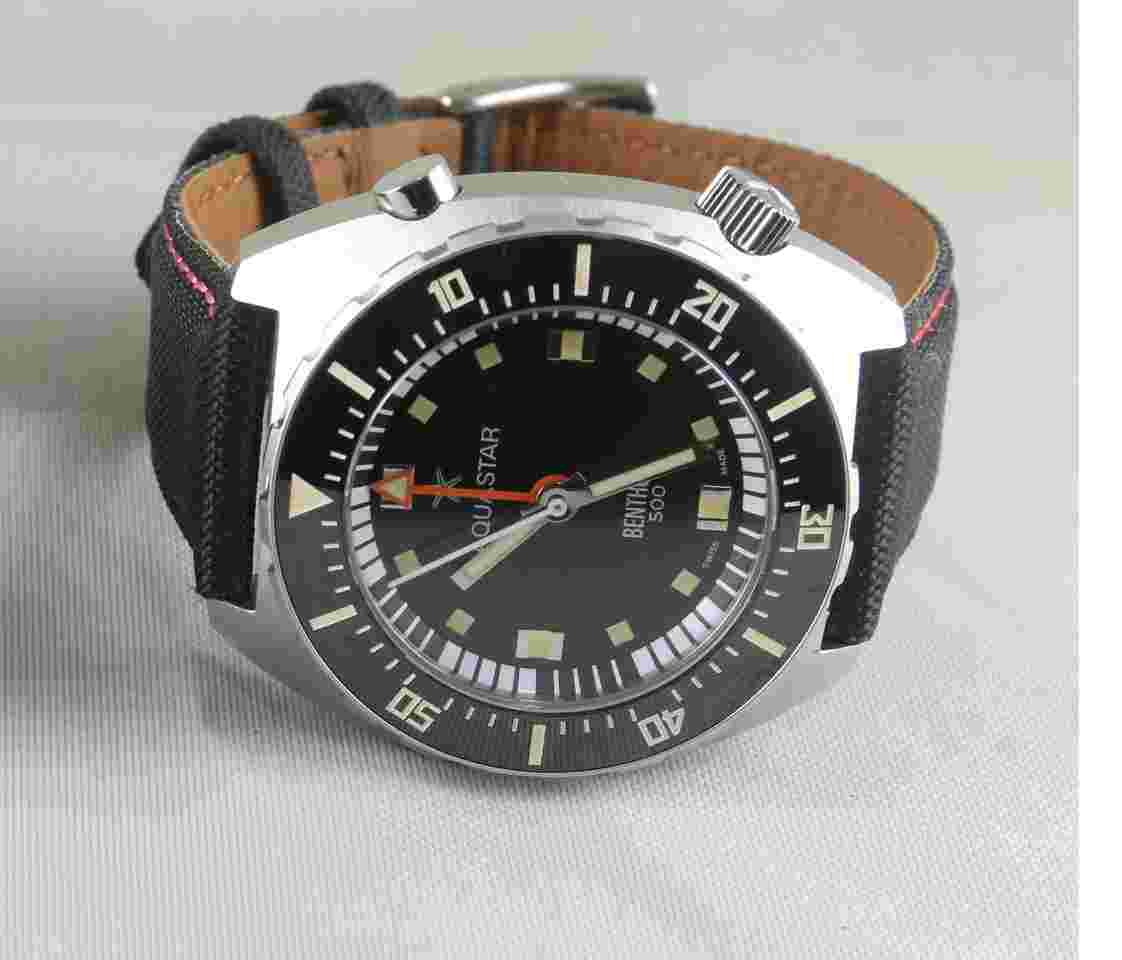 Aquastar Benthos 500 II Founders Edition Full Set All boxes papers plus extra strap