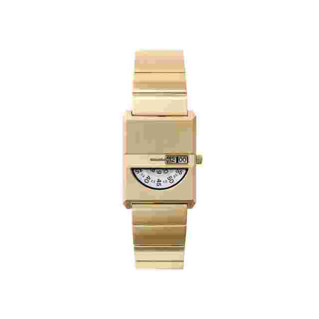 Breda 1747a Pulse Tandem Gold and Metal Bracelet Watch 26MM