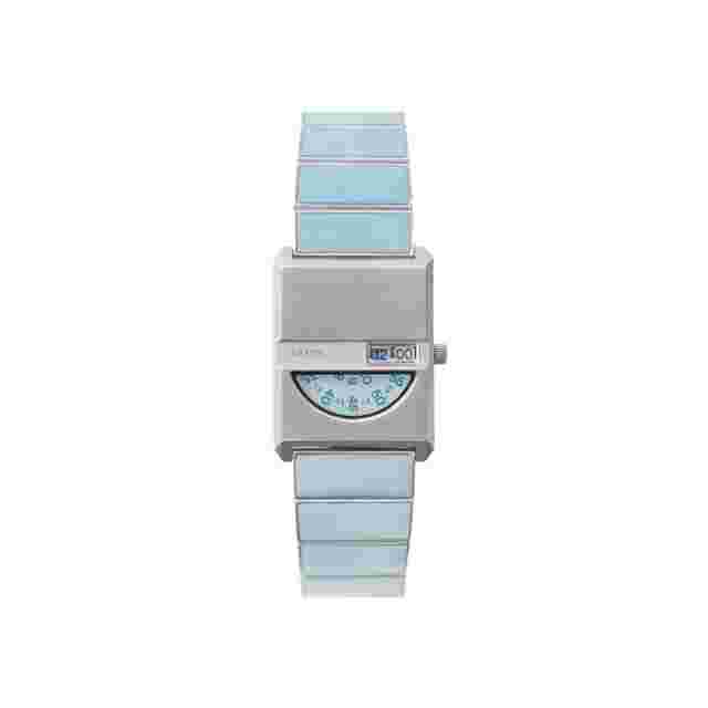 Breda 1747d Pulse Tandem Light Blue and Silver Metal Bracelet