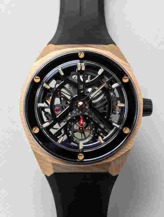 Zelos Artemis 40mm Skeleton Limited Edition Watch - Incredible Patina!