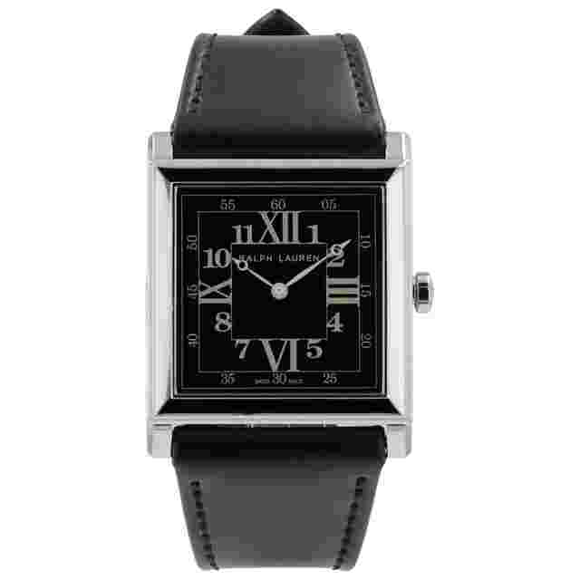 Ralph Lauren NEW Ralph Lauren 867 Black Dial Stainless Steel 35mm Automatic Men's Watch