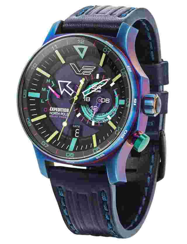Vostok Europe VS57-595D737 Herrenuhr Solar Polar Light Leuchtend