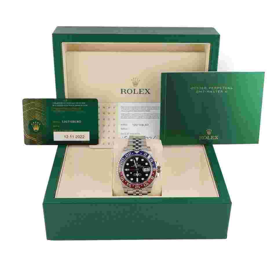 Rolex GMT-Master II 126710BLRO GMT-Master II "Pepsi" Jubilee Bracelet Box and Papers 2022