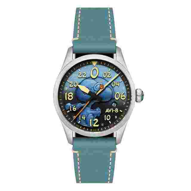 Avi-8 Montre Spitfire Peanuts Snoopy Flying Ace 24 Hour Automatic Limited Edition AV-4150-03 