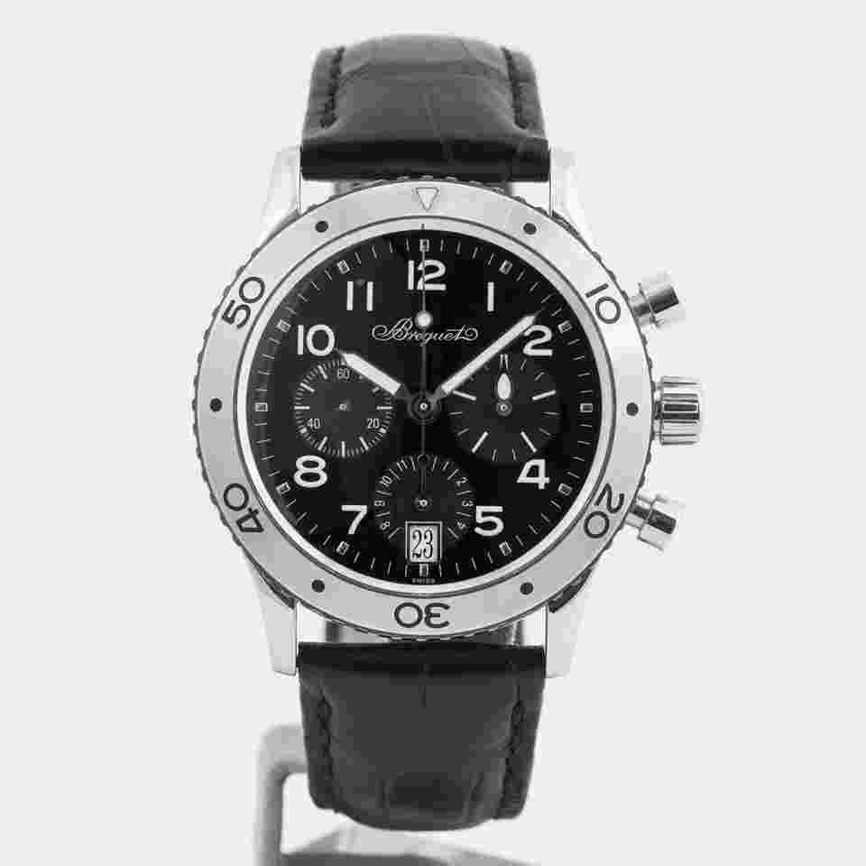 Breguet Type XX - XXI - XXII Transatlantique Chronograph Stainless Steel 39mm (3820ST/H2/9W6)