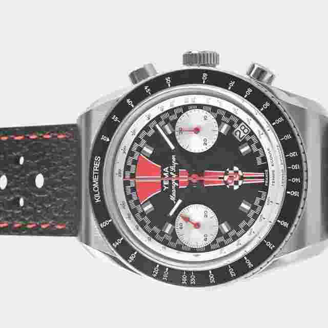 Yema Meengraph Super / Limited / Steel / 39 mm / Box&Papers / YMEAN24JP-AA33LS
