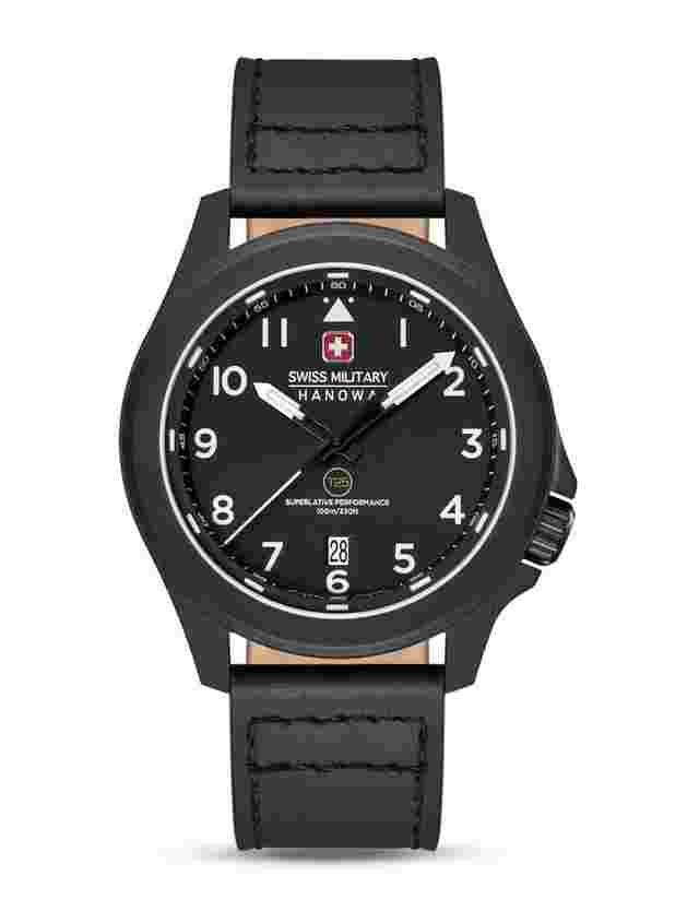 Swiss Military hanowa fieldmaster tritium 42 mm quartz watch smwgb0005241