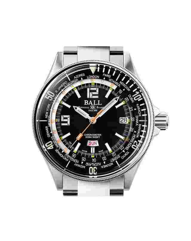 BALL Watch Engineer Master DIVERWORLDTIME Ref.DG2232A-SCJ-BK RR1501-CAutomatic42mm SS Limited of 1000 