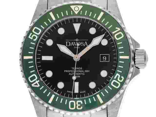 Davosa Ternos Professional 68H Stahl Automatik Armband Stahl 42mm Ref.161.538.70 Box&Pap. Full Set Neu Ternos Professinal 68H