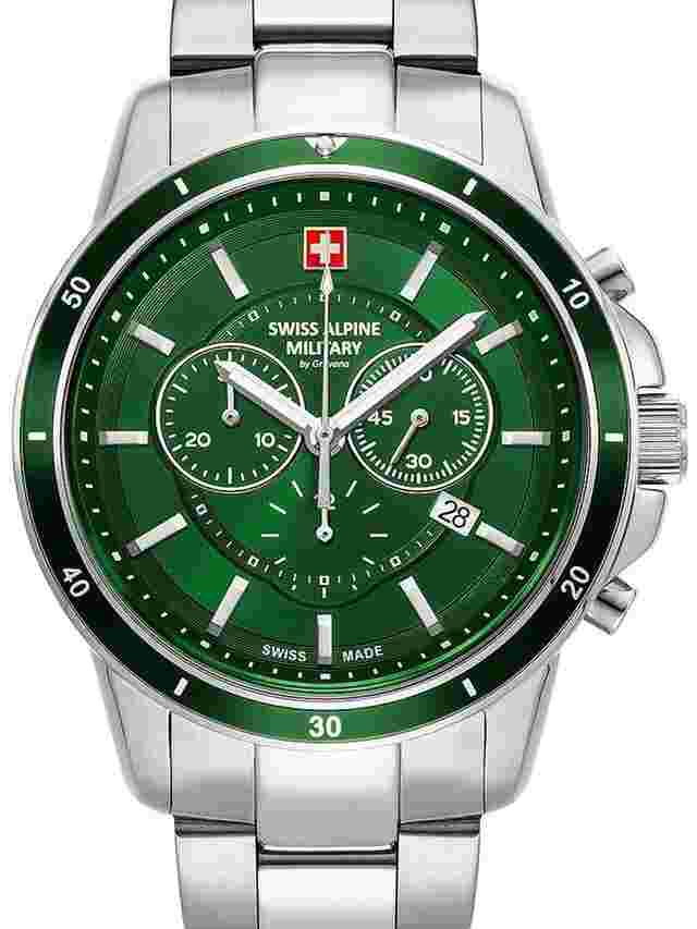 Swiss Alpine Military 7089.9134 Chronograph Herrenuhr 44mm 10ATM 