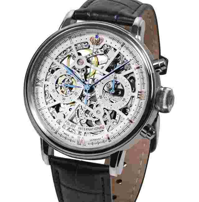 Poljot International Nicolai II Skeleton Limited Edition New Official dealer Warranty Made in Germany