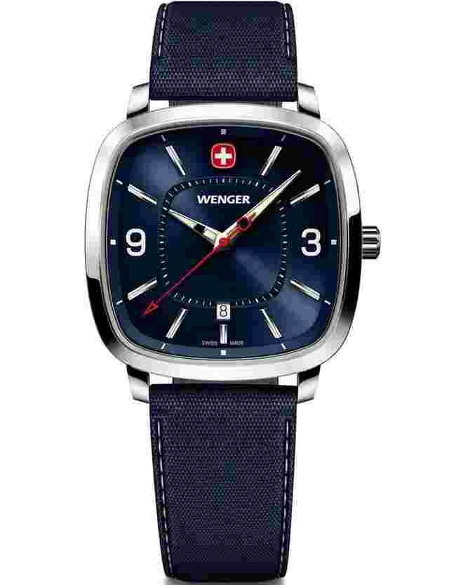 Wenger 01.1921.109 Herrenuhr Vintage Sport 37mm 5ATM