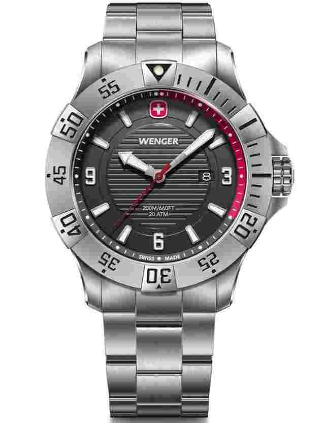 Wenger Sea Force 01.0641.139 Herrenuhr Seaforce 43mm 20ATM