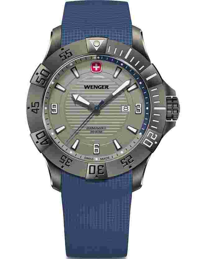 Wenger Sea Force 01.0641.142 Herrenuhr Seaforce 43mm 20ATM