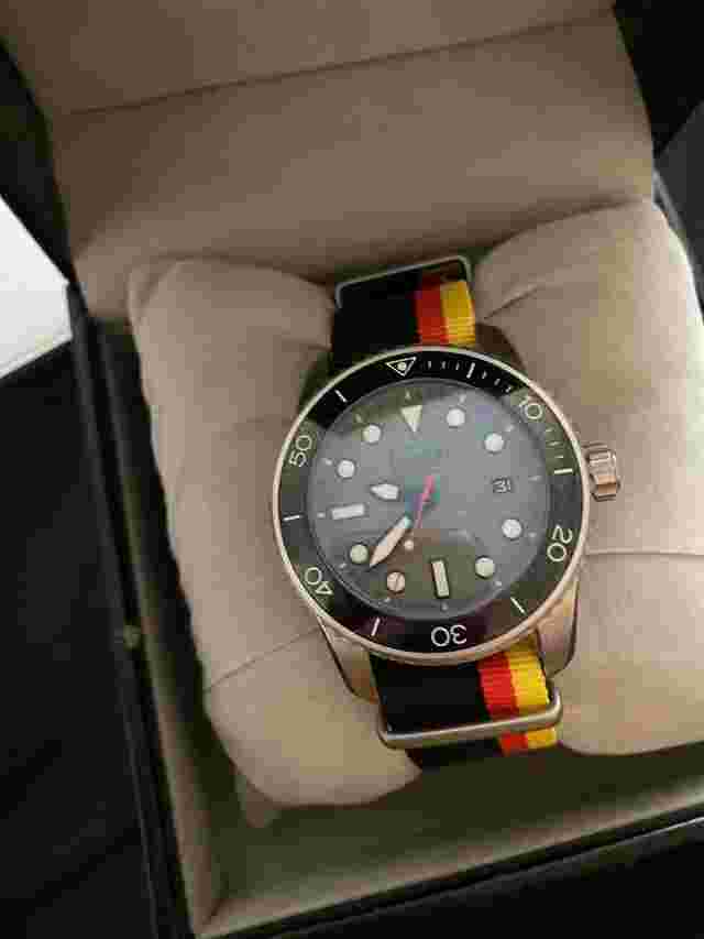 Scurfa 500m Automatic Bell Diver watch and box 