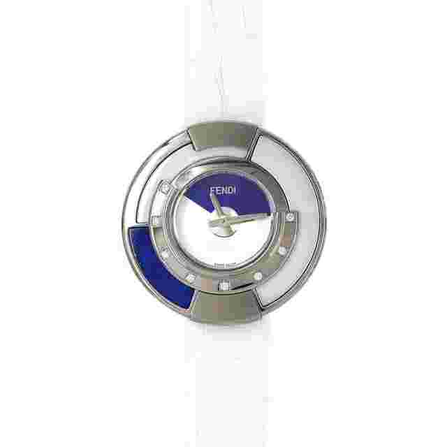 Fendi [Unserviced - Value Price] Fendi Polychromia 50000S Stainless Steel Quartz Watch