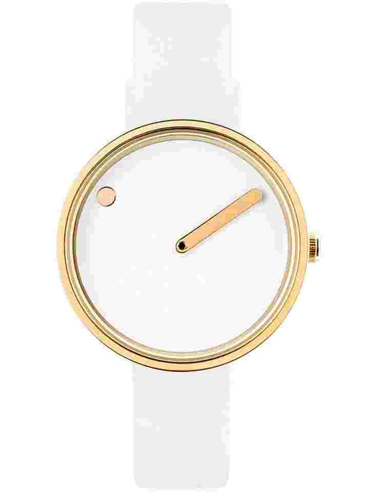 PICTO 43320-0212G Damenuhr White Silicone 30mm 5ATM
