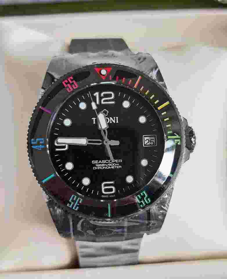 Titoni Carbon fiber automatic watch 42MM.83600-C-RA-256 