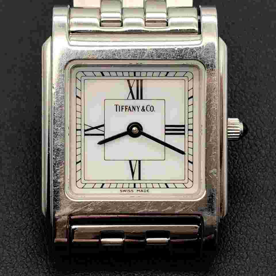 Tiffany & Co. Classic Square White Roman Dial 