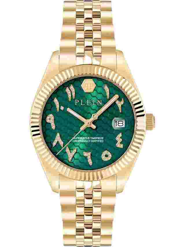 Philipp Plein PWYFA0626 Damenuhr Date Superaltive 34mm 5ATM
