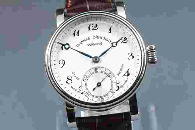 Thomas Ninchritz Grand Seconde NI2000.3A Manual Men's Watch[ Box Band Damaged ]