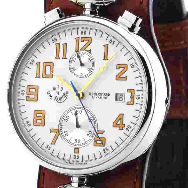 Poljot Chronograph 3133 Kirova Retro mechanical watch