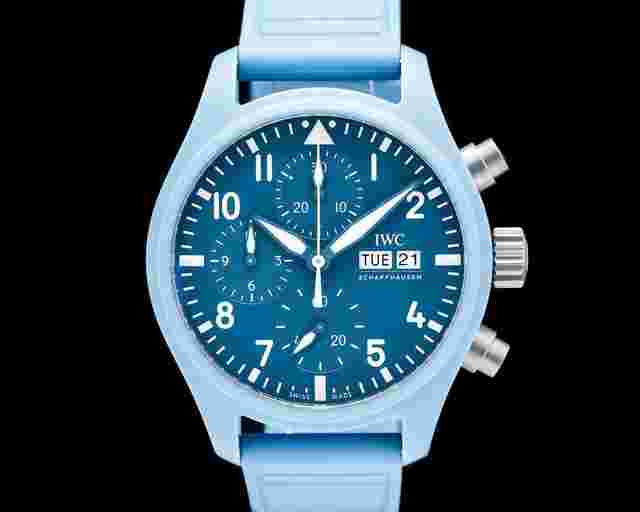IWC Pilot Chronograph Top Gun Miramar Pilot's Watch Chronograph 41 TOP GUN Miramar Ceramic Blue Dial UNWORN