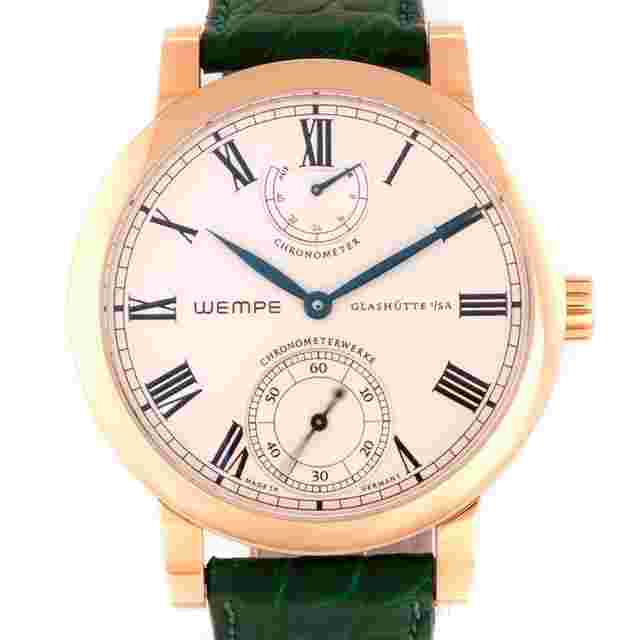 Wempe Chronometerwerke Roségold on Strap