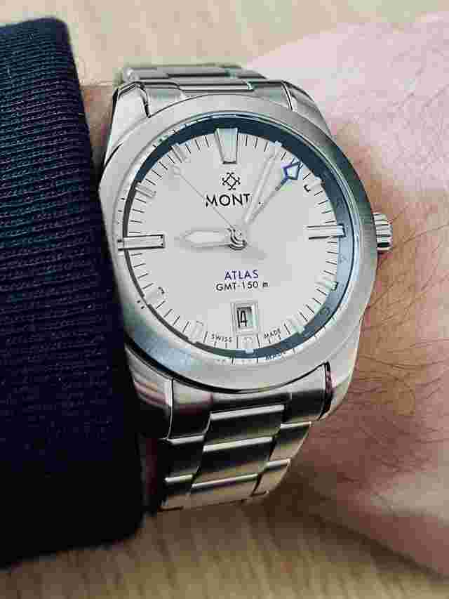 Monta Atlas Opalin Silver GMT Full set 