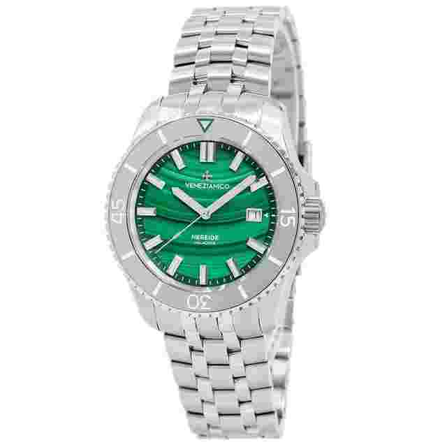 Venezianico Men's 4521544S Nereide Malachite 42mm Automatic