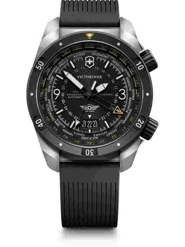 Victorinox Swiss Army 242005 Herrenuhr Air Pro Automatic GMT 43mm 20ATM