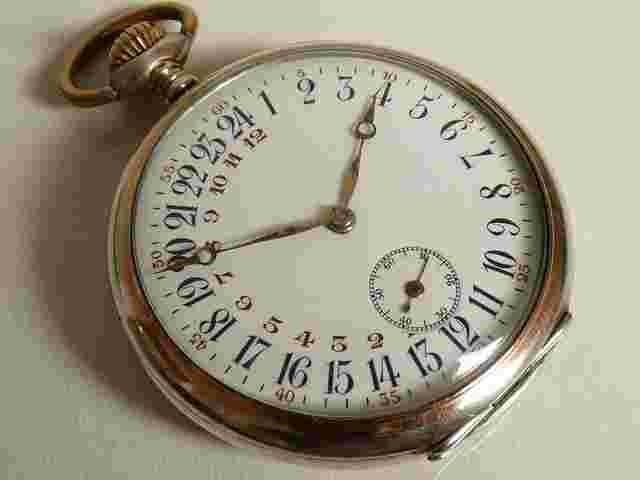 Phenix pocket watch 24h dial 