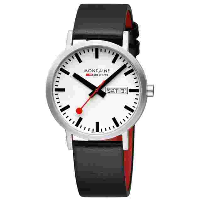 Mondaine Classic A667.30360.11SBBV Herrenuhr Quarz Classic Day-Date 40 mm
