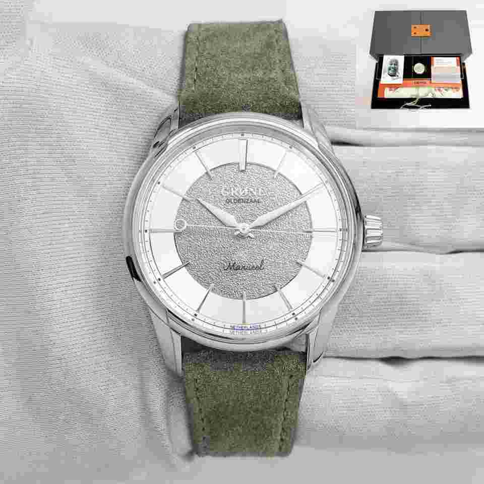 Gronefeld Lnib 2025 Manueel One Tim's One 38MM Grey Dial Steel Box PaperManueel One