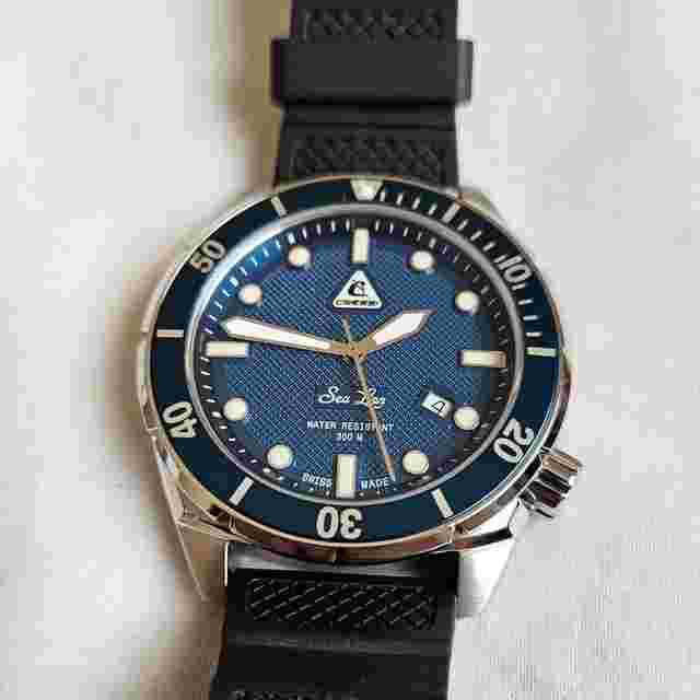 Cressi Sea Lion Blue 44mm Diver 300m WR Swiss Made ETA 2824 Automatic Limited Edition Full Set New Unworn PADI Diver Limited Edition Full Set New 