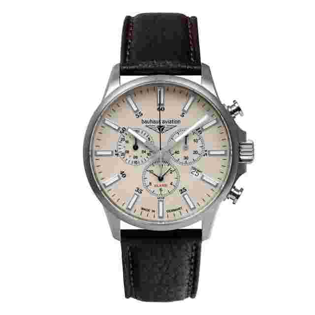 Bauhaus Montre Aviation Alarm Chrono 2880-5 