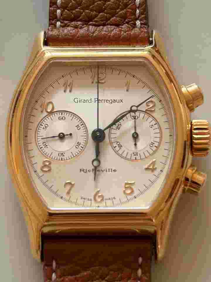 Girard Perregaux Richeville 18k yellow gold full set 2 revisions 2006 & 2021