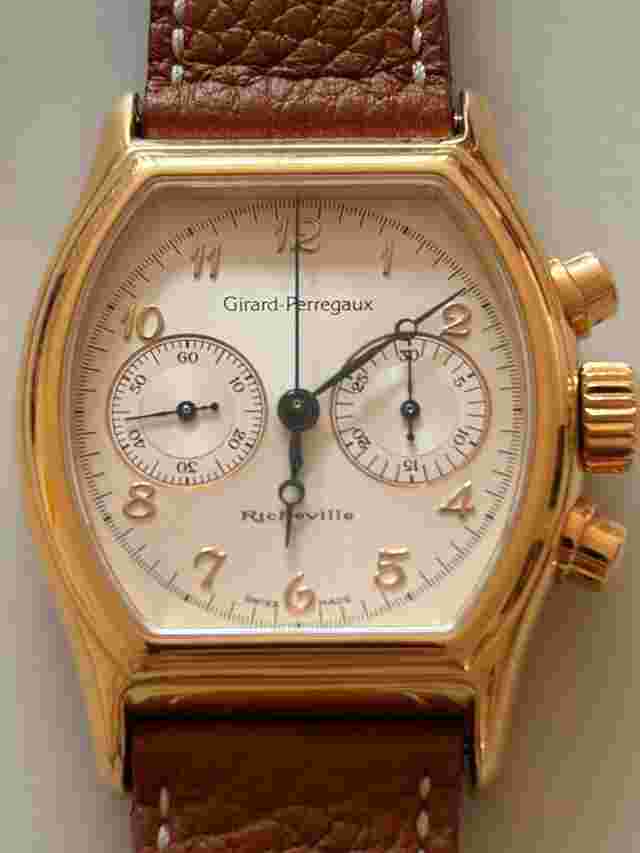 Girard Perregaux Richeville 18k yellow gold full set 2 revisions 2006 & 2021