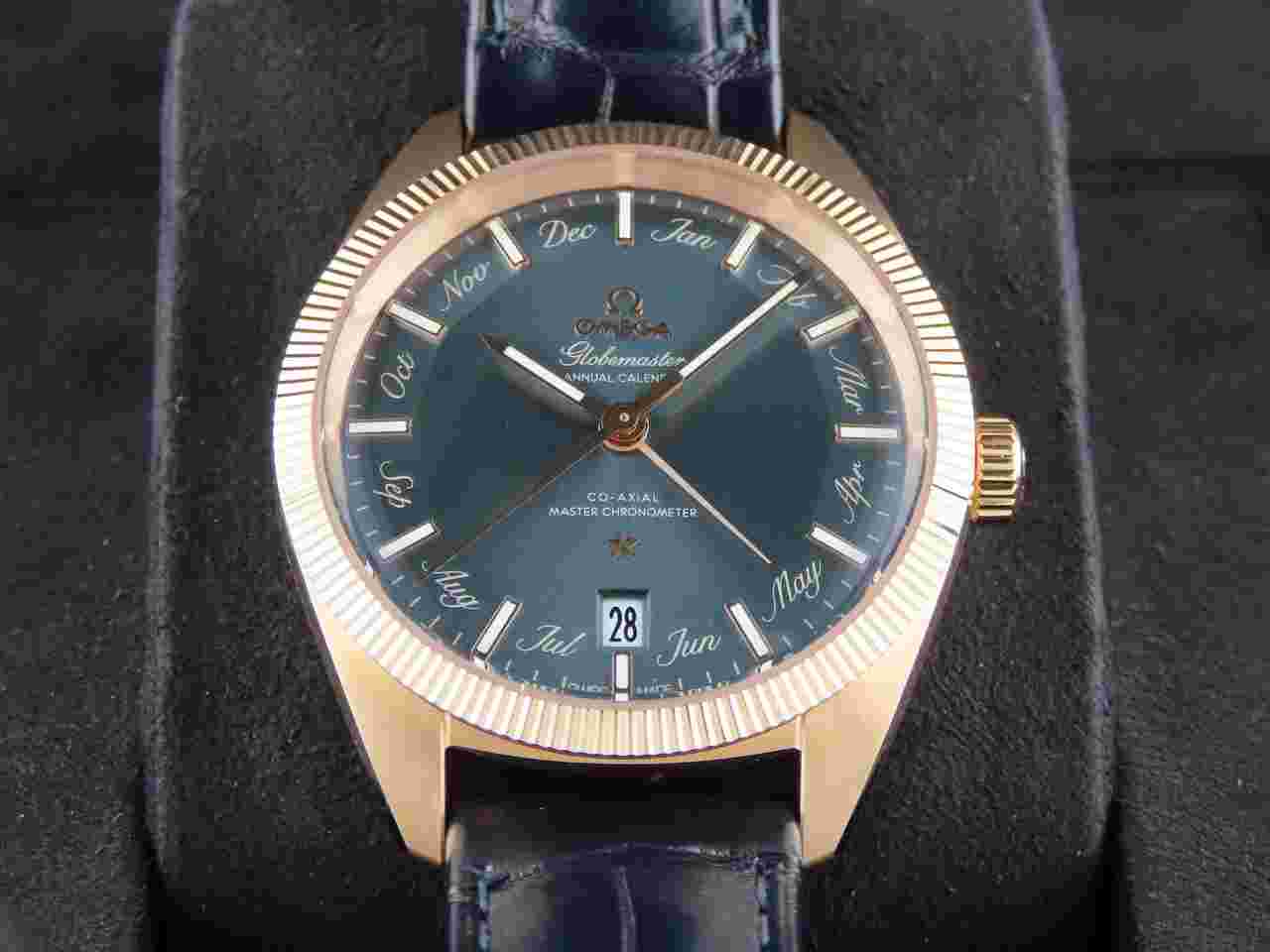 Omega Globemaster Constellation Globemaster Annual Calendar Sedna Gold Blue Dial LNIB FULL SET 2026 5YRS WARRANTY