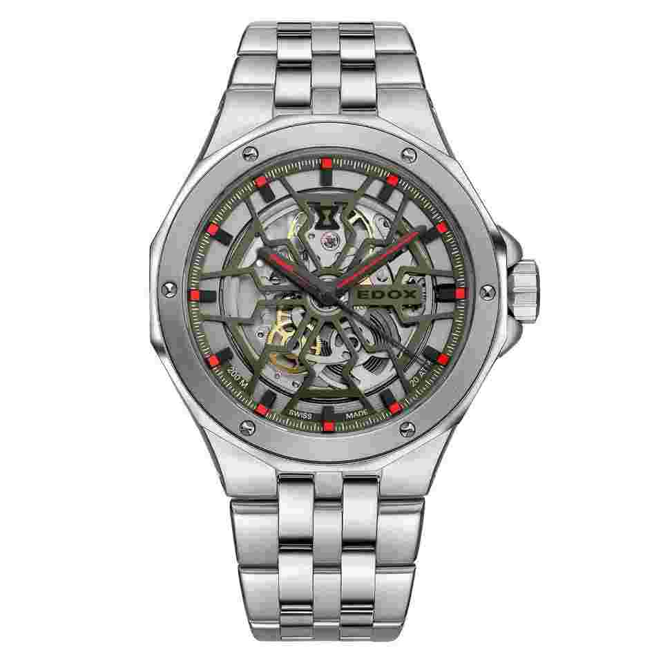 Edox THE ORIGINAL<br>MECANO AUTOMATIC 85303-3M-VNRO 85303-3M-VNRO Japan Official New Full Set