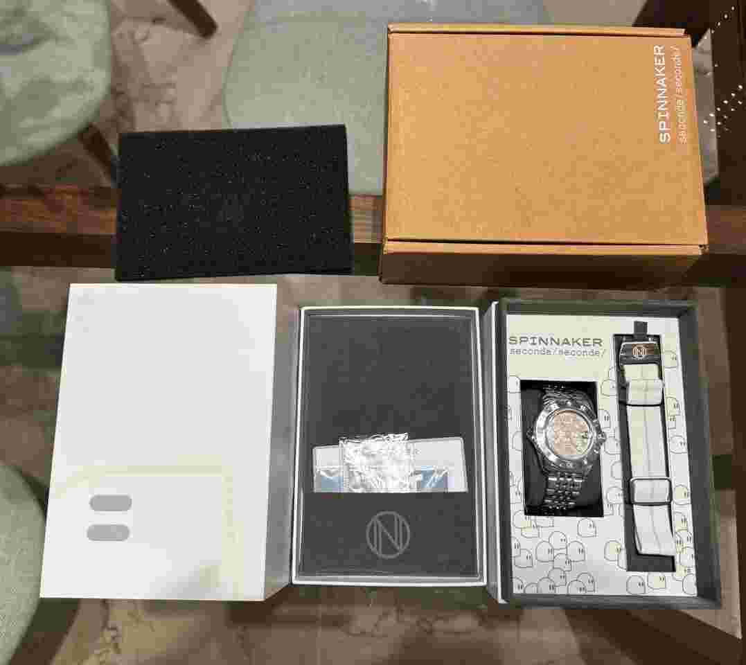 Spinnaker 50 Panthoms Fleus Automatic seconde/seconde 2025 edition 40mm Phantom Steel Limited Edition Fleuss 40 Watch #SP-5170-11A