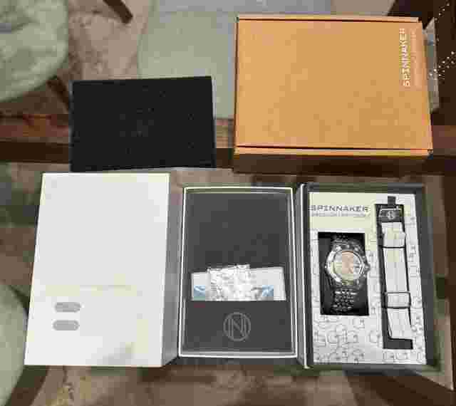 Spinnaker 50 Panthoms Fleus Automatic seconde/seconde 2025 edition 40mm Phantom Steel Limited Edition Fleuss 40 Watch #SP-5170-11A