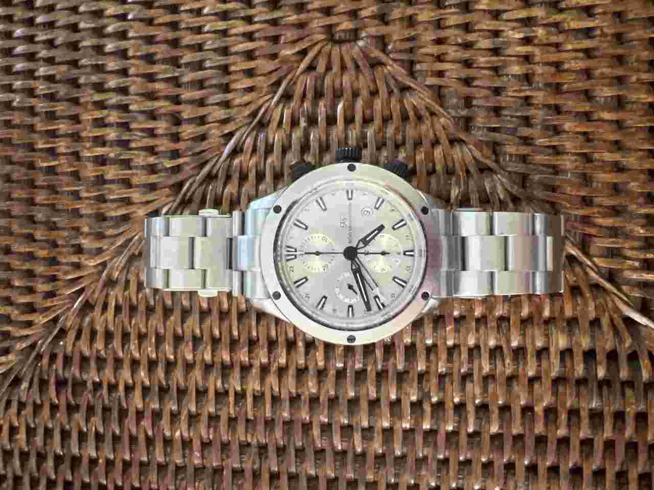 Sjöö Sandström UTC Extreme II Complete set. Leather and metal strap.