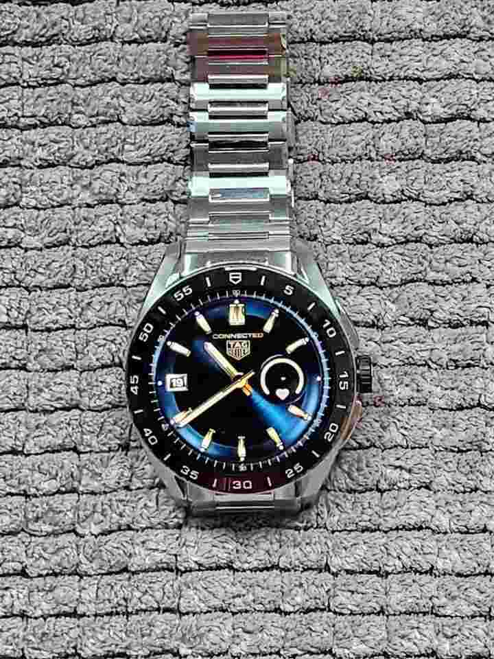 Tach Heuer Connect calibre E5 45mm uitvoering Black-ceramic 